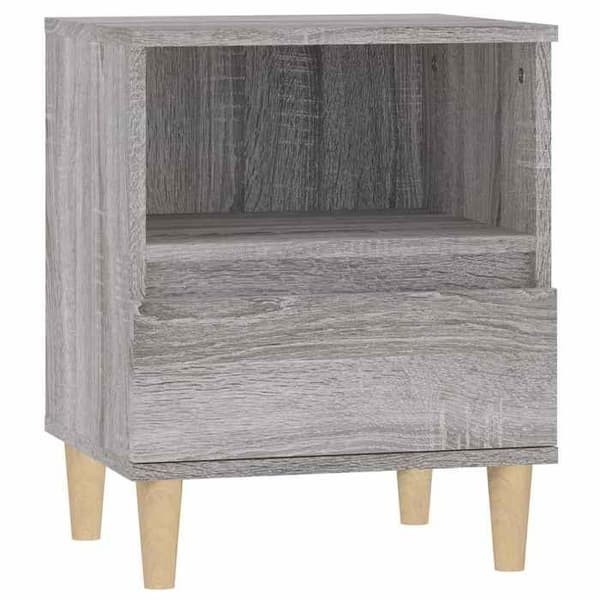 Maison Exclusive - Nattduksbord Sonoma grå 40x35x50 cm