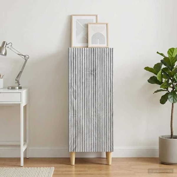 Maison Exclusive - Buffet Sonoma grå 33 x 34,5 x 90 cm Ingeniørtræ