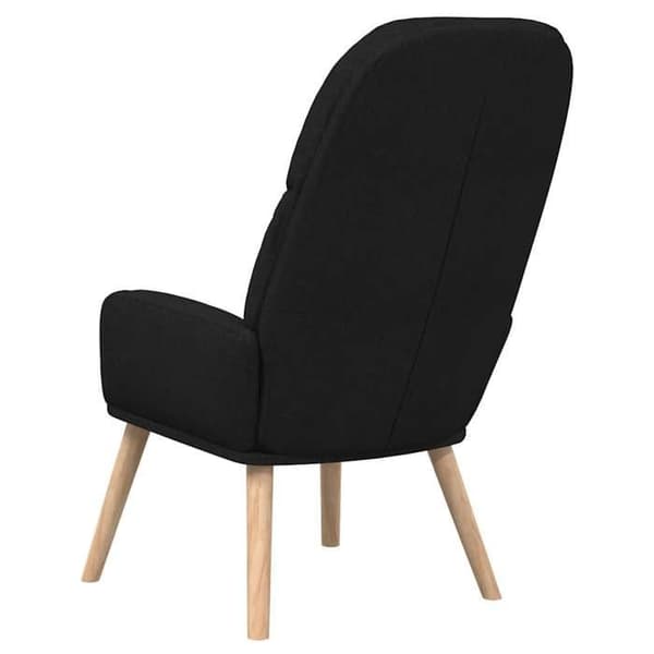 Maison Exclusive - Sort stof afslapningsstol