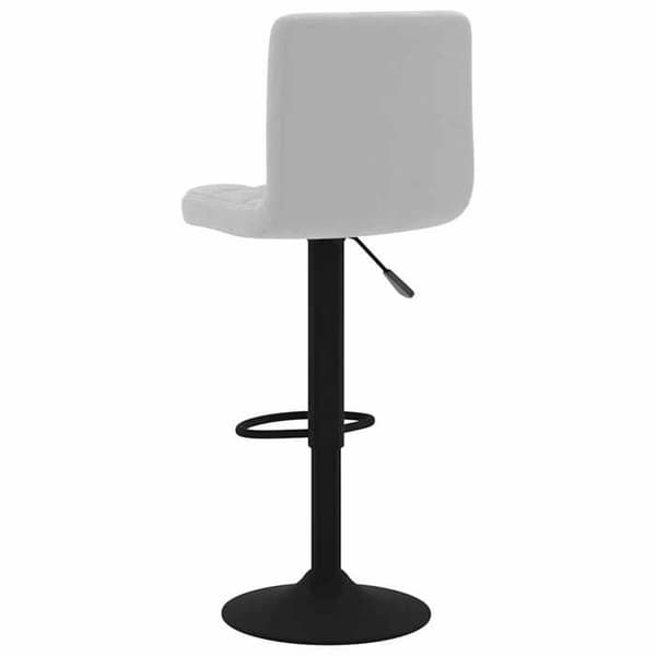 Maison Exclusive - Barstolar set om 2 ljusgrå sammet