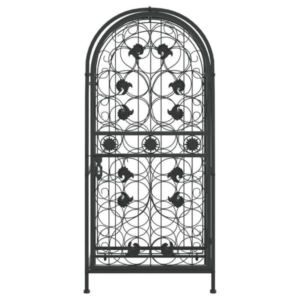 Maison Exclusive - Pulloteline 33 pullolle musta 45x36x100 cm takorautaa