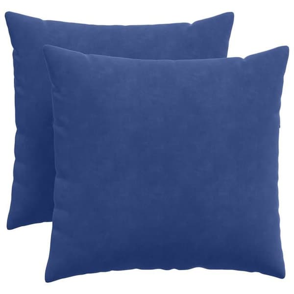 Maison Exclusive - Soffkuddar 2 st Blå polis 50 x 50 cm Blå polis