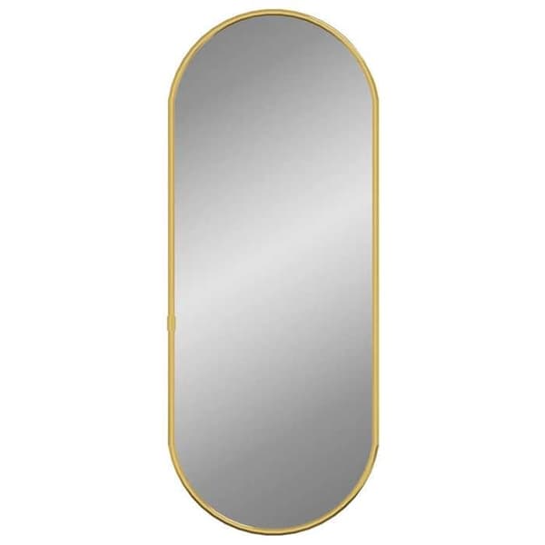 Maison Exclusive - Guld vægspejl 50x20 cm oval gyllene