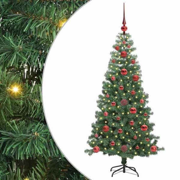 Maison Exclusive - Vihreä joulukuusi 120 cm PVC