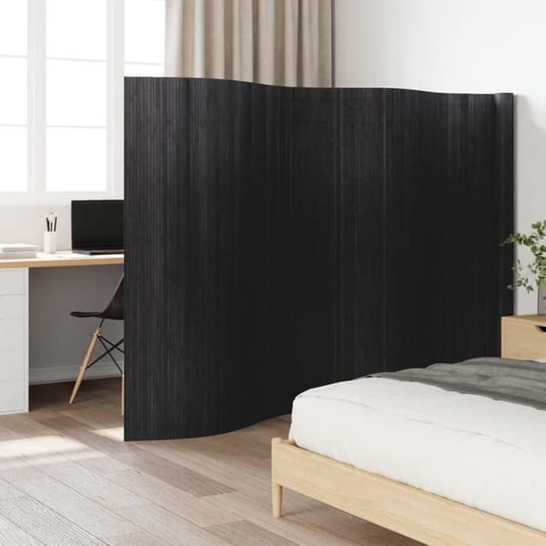 Maison Exclusive - Skillevæg grå bredde 600 cm højde 165 cm bambus Grå