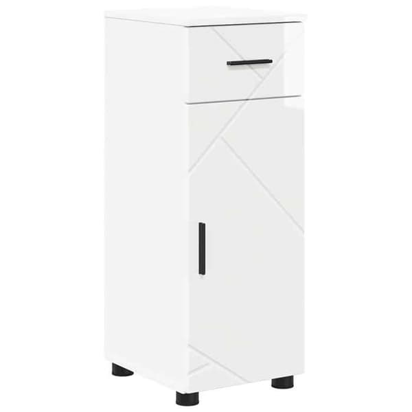 Maison Exclusive - Badrumsskåp Vit glansig 30 x 35 x 80 cm Strålande vit