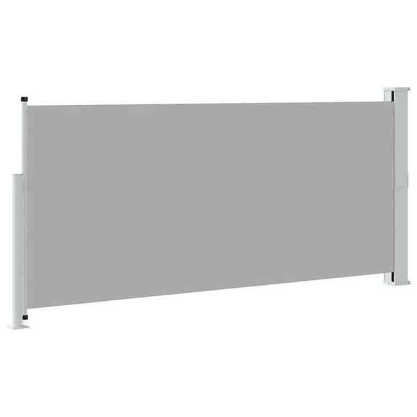 Maison Exclusive - Fällbart sidotak 140 x 314 cm Grå Grå