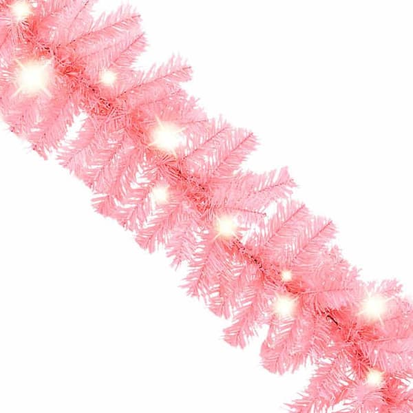 Julegirlander - EKSKLUSIV HUS - 10 m - Rosa - Økonomisk LED - USB 5V Ros