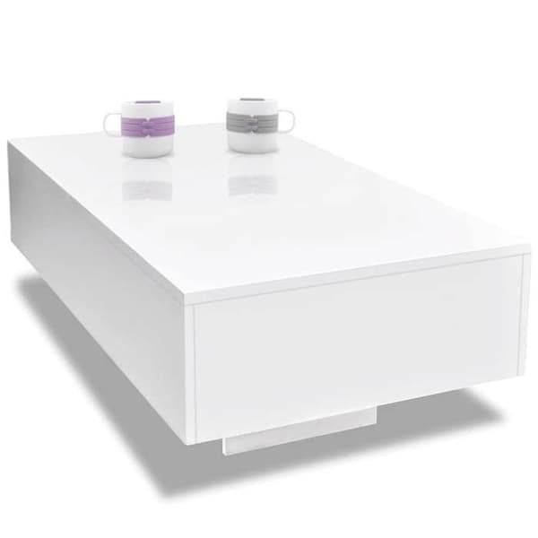 Maison Exclusive - Hvid blank sofabord Matt vit
