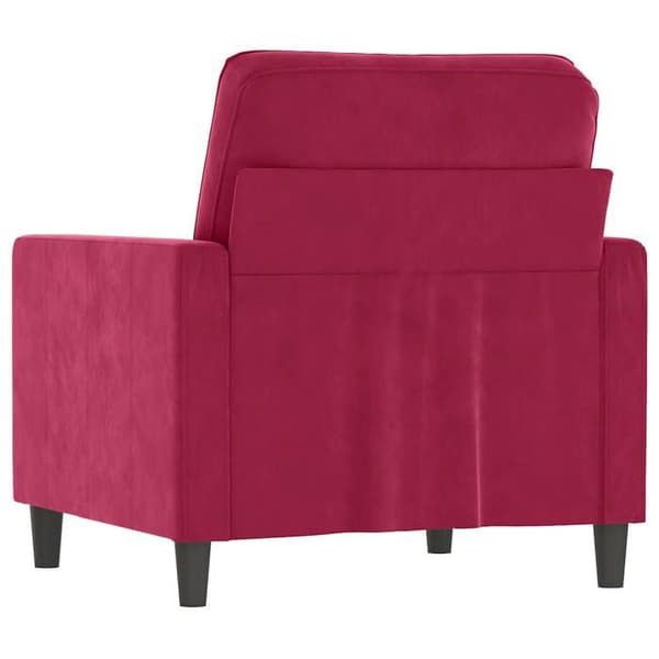 Maison Exclusive - Fåtölj Röd vinröd 60 cm Sammet