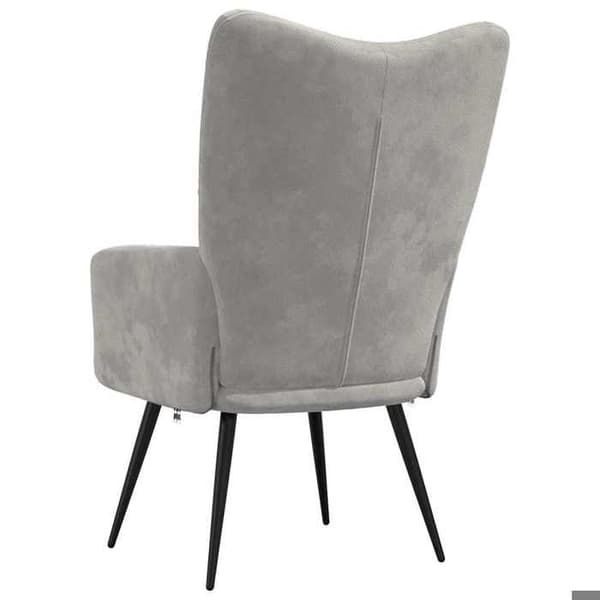 Maison Exclusive - Relax stol Lys grå Velour