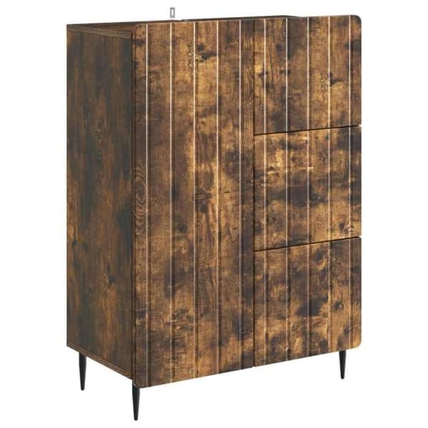 Maison Exclusive - Buffé Ek rökig 66 x 34,5 x 91,5 cm Ingenjörsträ