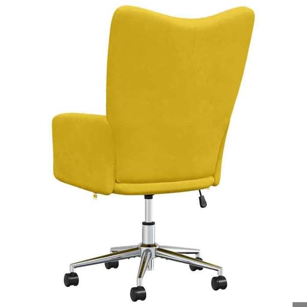 Maison Exclusive - Stol til afslapning i sennepsgul velour