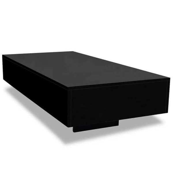 Maison Exclusive - Sort blank sofabord Skinande svart