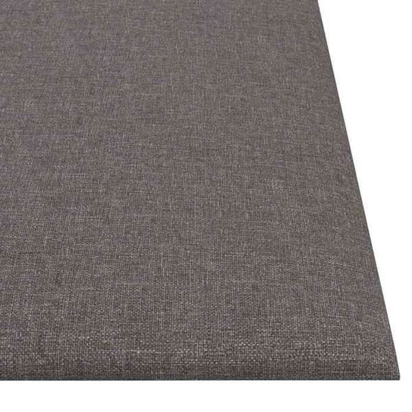 Maison Exclusive - Væghovedgærde 12 stk 30 x 30 cm Lys grå stof