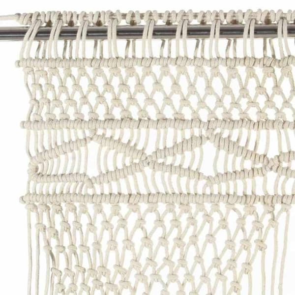 Maison Exclusive - Makramee-verho 140x240 cm Puuvilla