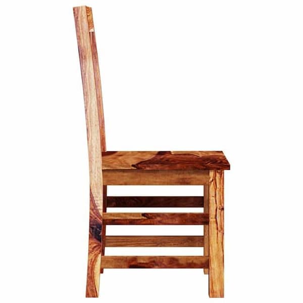 Maison Exclusive - Matstolar set om 4 i massivt trä