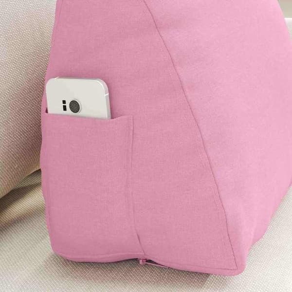Maison Exclusive - Ryggkudde Rosa 45 x 35 x 20 cm tyg