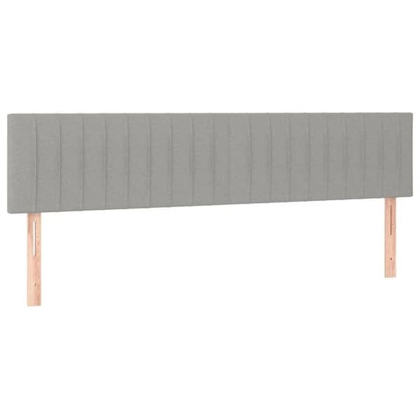 Maison Exclusive - Lautasänky, jossa vaalea harmaa patja 200x200cm Kangas