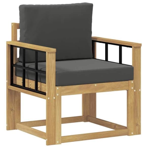 Maison Exclusive - Utomhussoffa i polyester vit och antracit Vit och Antracit
