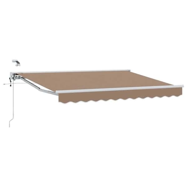 Maison Exclusive - Elektrisk utdragbar markis Taupe 3 x 2,5 m
