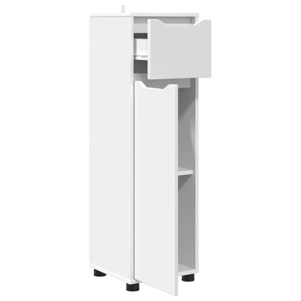 Maison Exclusive - Badeværelsesskab Hvid 30,5 x 30 x 101 cm