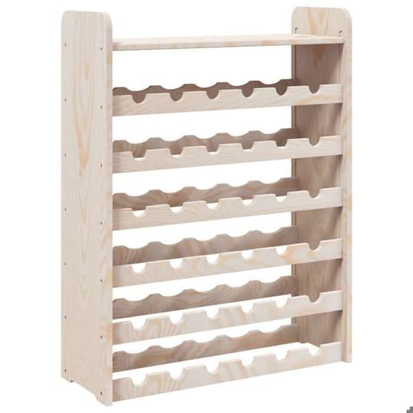 Maison Exclusive - Vinlåda och övre panel 67,5x25x87 cm massiv furu