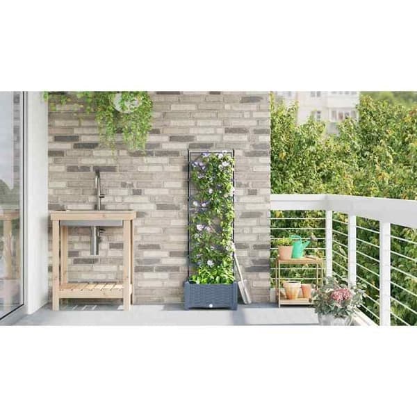 Maison Exclusive - Havekrukke Lys grå 40 x 40 x 125,5 cm PP