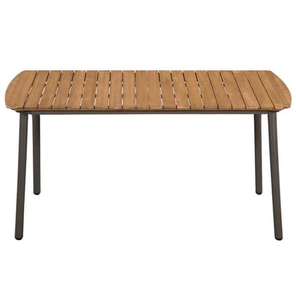 Maison Exclusive - Trädgårdsset 7 delar Flätad resin Grå Grå