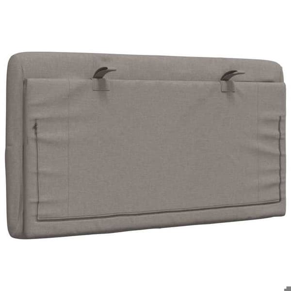 Päätytyyny - MAISON EXCLUSIVE - 80 cm - Taupe - Polyesteri - Polypropeenikuitu täyte Mol