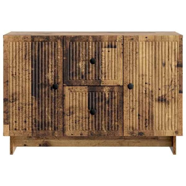 Maison Exclusive - Buffé i gammalt trä 89 x 34,5 x 60 cm Ingenjörsträ