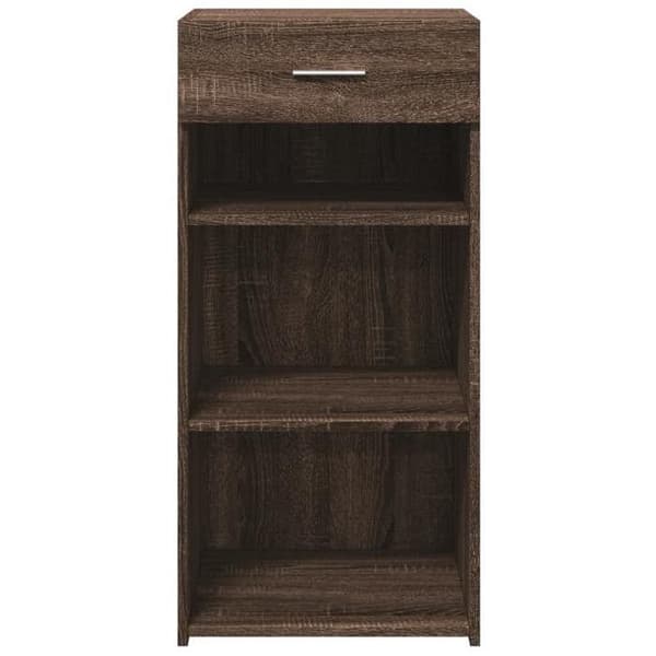 Maison Exclusive - Buffé ek brun 45x42,5x93 cm ingenjörsträ