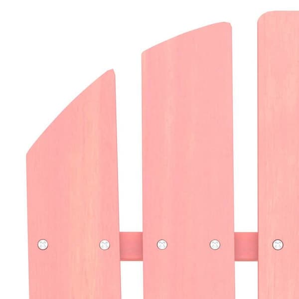 Maison Exclusive - Adirondack trädgårdsstol med fotpall i solid furu rosa