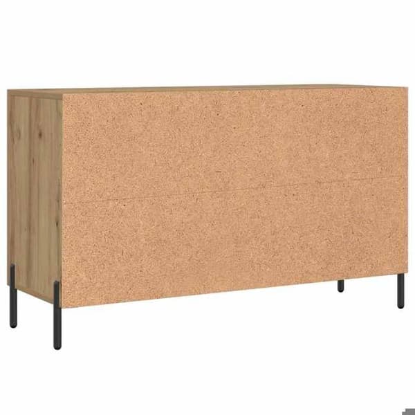 Maison Exclusive - Buffé i hantverksmässig ek 100x36x60 cm ingenjörsträ