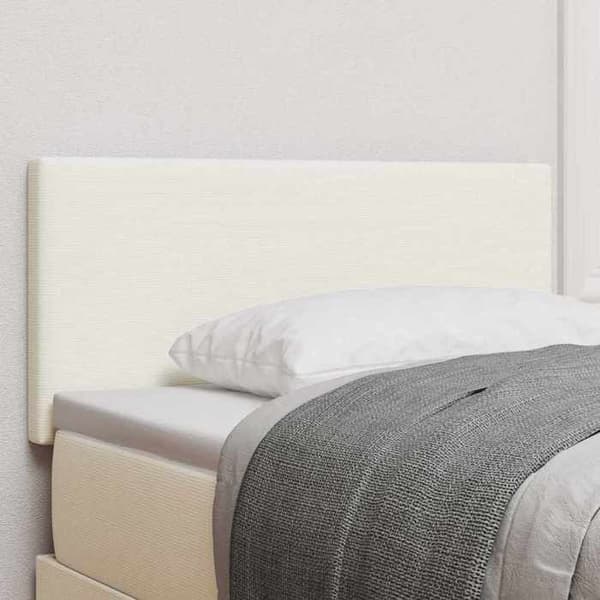 Maison Exclusive - LED-päätyvalaisin Kermansävy 100 cm Samettikangas Grädde