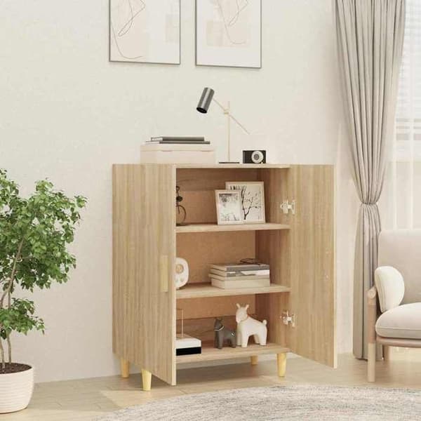 Maison Exclusive - Buffet Eg sonoma 70x34x90 cm Ingeniørtræ