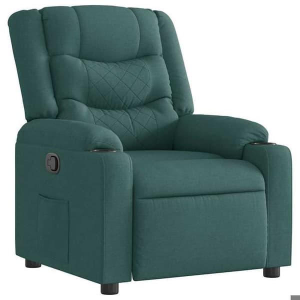 Maison Exclusive - Mørkegrøn Recliner Stol i Stof