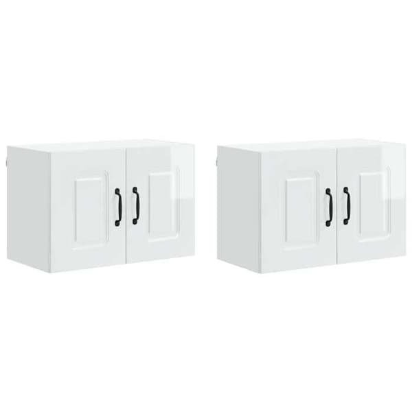 Maison Exclusive - Kalmar 2 stk. opvaskemaskine panel Hvid blank Strålande vit