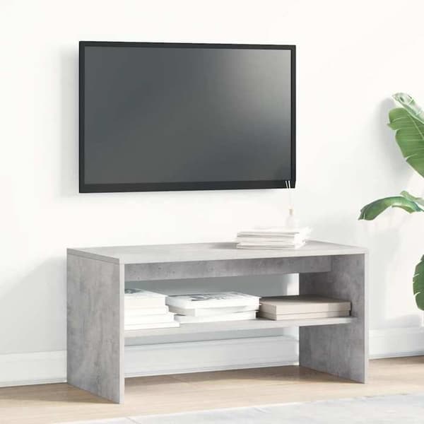 Maison Exclusive - TV-möbel Grå cement 80 x 40 x 40 cm Agglomerat