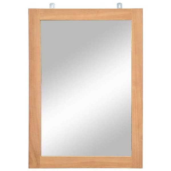 Maison Exclusive - Väggspegel i massiv teak 50 x 70 cm