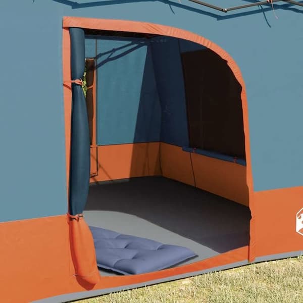 Maison Exclusive - Indertelt til 6 personer Grå og orange taffeta