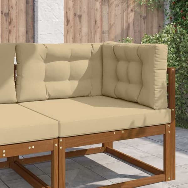 Maison Exclusive - Utomhus soffkudde Polyester Beige 80 x 80 cm