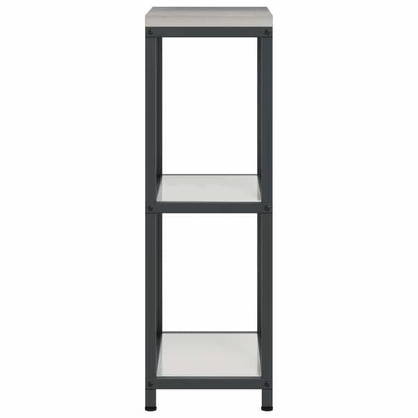 Køkkenhylde - MAISON EXCLUSIVE - HATTEM - Sølv/Grå - 30x50x92 cm - Robust stål