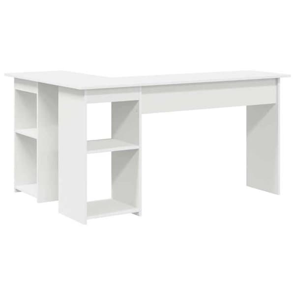 Maison Exclusive - Kontor Vit 142 x 102 x 73 cm Ingenjörsträ Vit
