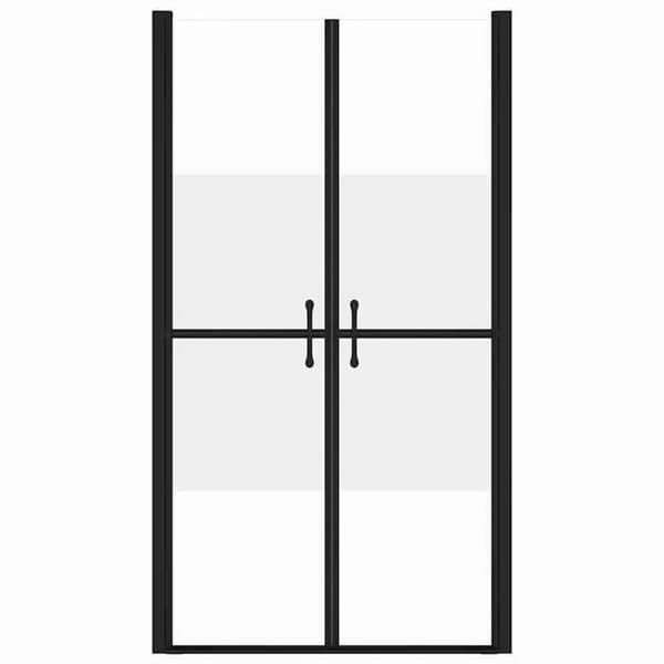 Maison Exclusive - Duschdörr ESG halvmatta (73-76)x190 cm