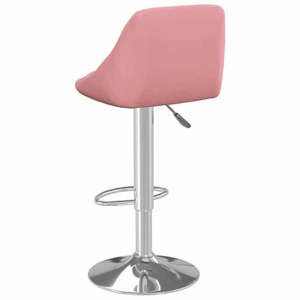 Maison Exclusive - Barstolar set om 2 rosa sammet