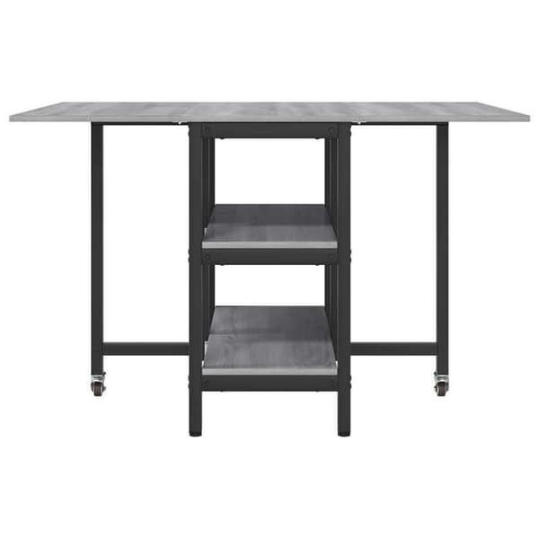 Maison Exclusive - Matbord 122 x 80 x 76,5 cm Sonoma grå ingenjörsträ Sonoma grå