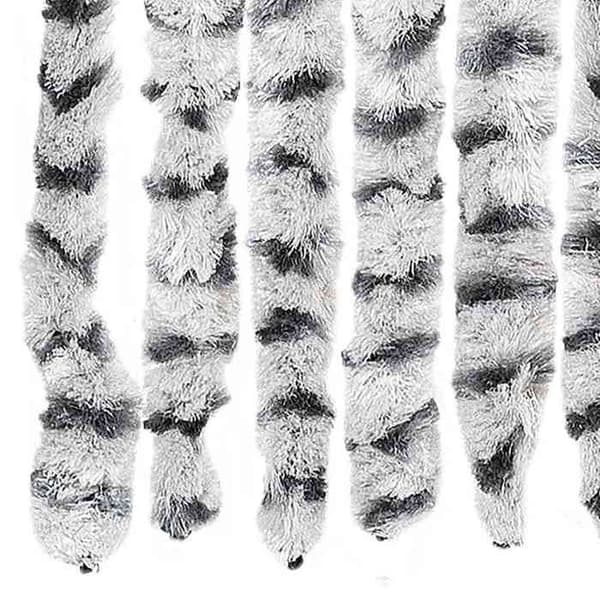 Maison Exclusive - Vaaleanharmaa ja tummanharmaa hyttysverkko 56x200 cm chenille