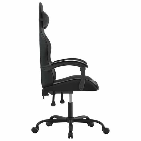 Maison Exclusive - Musta keinonahkainen pelituoli