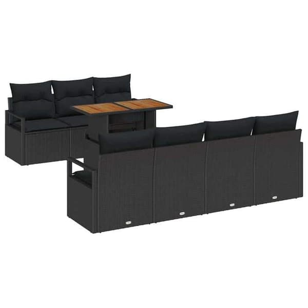 Maison Exclusive - 8-osainen puutarhakalustesarja 7-hengen